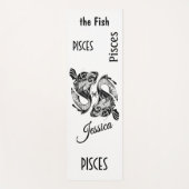 Pisces Zodiac Yoga Mat (Voorkant)