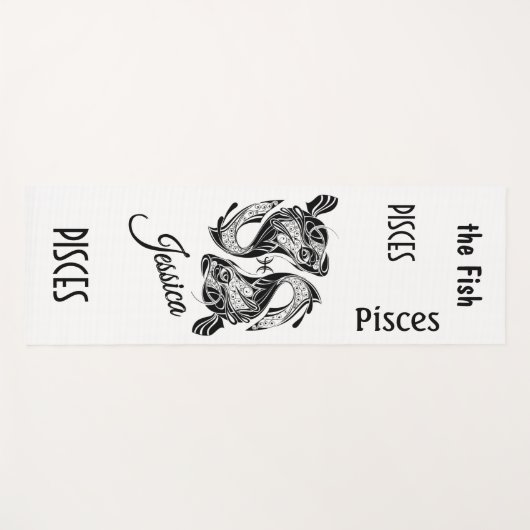 Pisces Zodiac Yoga Mat (Voorkant (horizontaal))