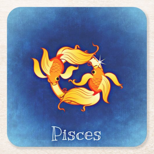 pisces zodiale onderzetters (Voorkant)