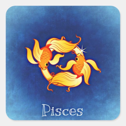 pisces zodiale stickers (Voorkant)