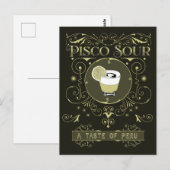  Pisco Sour Briefkaart (Voorkant / Achterkant)