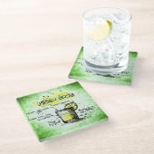 Pisco Sour Drink Recipe Glazen Onderzetter (Schuin)