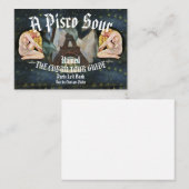 PISCO SOUR HEEFT DE CUBAANSE GIDS GENOEMD NOTITIEKAARTJE (Voorkant / Achterkant)