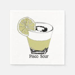 Pisco Sour Illustration Servet