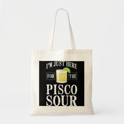 Pisco Sour Recipe Peruano Chileno Tote Bag (Voorkant)