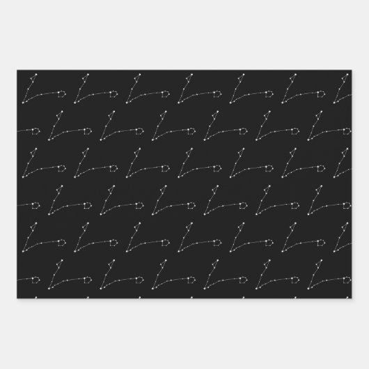 Pisesset van 3 papierbladen voor overvulling inpakpapier vel (Voorkant 3)