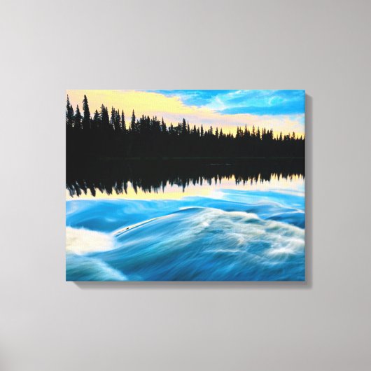 Pisew Falls Provincial Park | Canada Canvas Afdruk (Voorkant)