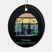 Pisgah Nationaal Bos Keramisch Ornament (Links)
