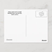 Pisgah National Forest, briefkaart North Carolina (Achterkant)