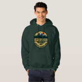 Pisgah National Forest NC Retro Sunset Souvenirs Hoodie (Voorkant volledig)