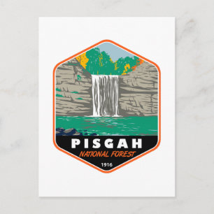 Pisgah National Forest North Carolina Emblem Briefkaart