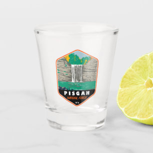 Pisgah National Forest North Carolina Emblem Shot Glas
