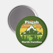 Pisgah National Forest North Carolina Magneet (Voorkant / Achterkant)