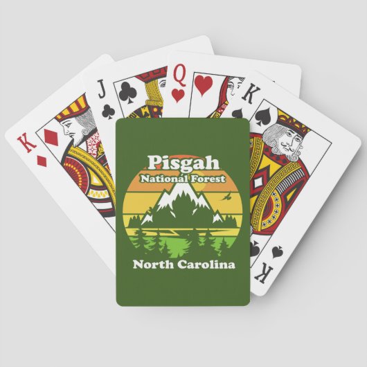  Pisgah National Forest North Carolina Pokerkaarten (Achterkant)