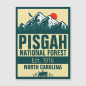 Pisgah National Forest North Carolina - Retro (Voorkant)