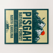 Pisgah National Forest North Carolina - Retro Legpuzzel (Horizontaal)