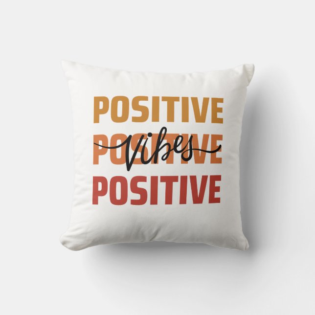 Pisitive Vibes Sierkussen (Voorkant)