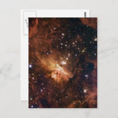 Pismis 24 bruine sterren NASA Briefkaart (Voorkant / Achterkant)