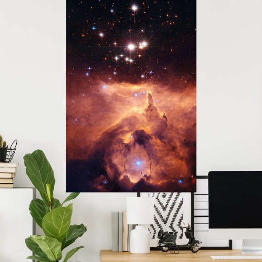 Pismis 24 Star-cluster Poster (Thuiskantoor)