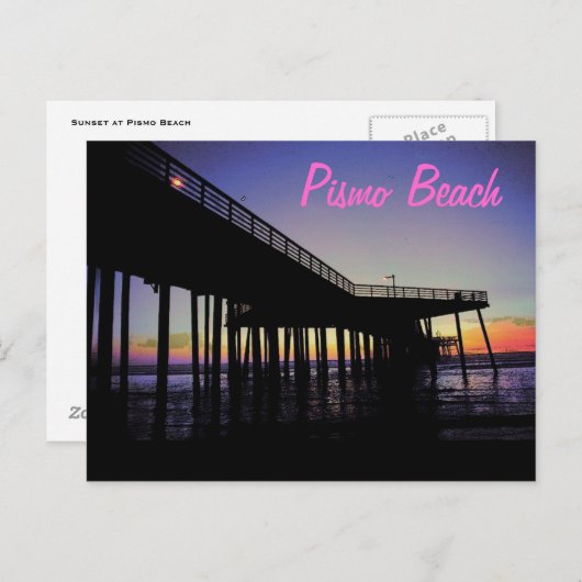 Pismo Beach Briefkaart (Voorkant / Achterkant)