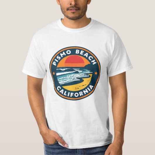 Pismo Beach CA T-shirt (Voorkant)