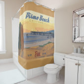 Pismo Beach Califorina Douchegordijn (In situ)