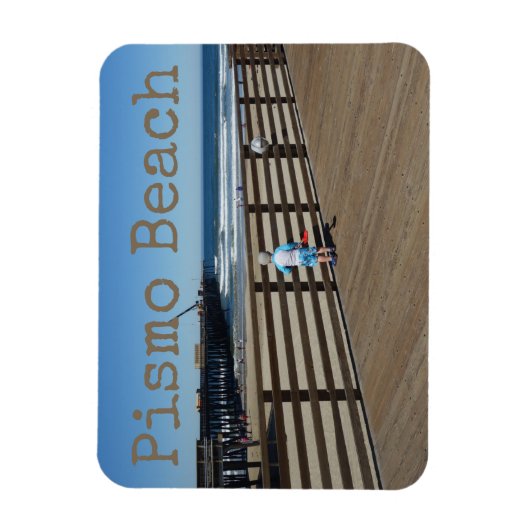 Pismo Beach California Boardwalk Magneet (Verticaal)