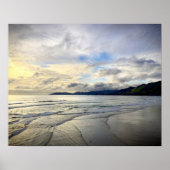 Pismo Beach California Dramatic Bold Sunset Foto Poster (Voorkant)