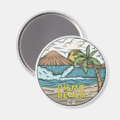 Pismo Beach California  Magneet (Voorkant / Achterkant)