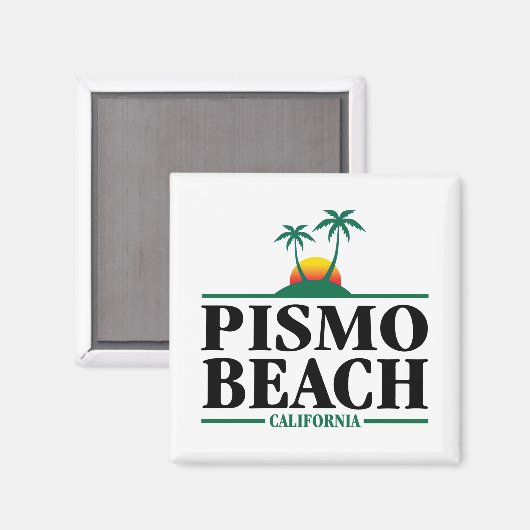 Pismo Beach California Magneet (Voorkant / Achterkant)