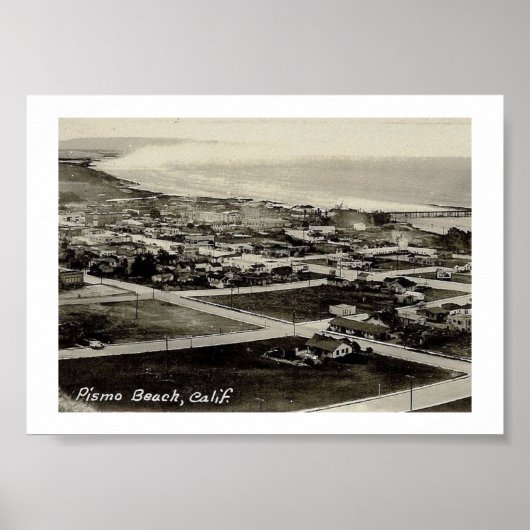 Pismo Beach, California  Poster (Voorkant)