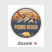Pismo Beach, California Sticker (Vel)