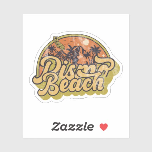 Pismo Beach, California Sticker (Vel)