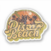 Pismo Beach, California Sticker (Voorkant)