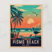 Pismo Beach California Sunset Souvenirs jaren 1960 Briefkaart (Voorkant)