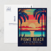 Pismo Beach California Sunset Souvenirs jaren 1960 Briefkaart (Voorkant / Achterkant)