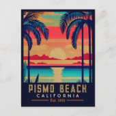 Pismo Beach California Sunset Souvenirs jaren 1960 Briefkaart (Voorkant)