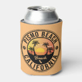 Pismo Beach California Sunset Vacation Souvenirs Blikjeskoeler (Blikje Voorkant)