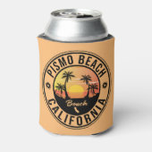 Pismo Beach California Sunset Vacation Souvenirs Blikjeskoeler (Blikje Achterkant)