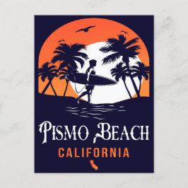 Pismo Beach California Sunset Vacation Souvenirs Briefkaart