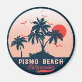Pismo Beach California Sunset Vacation Souvenirs M Magneet (Voorkant)