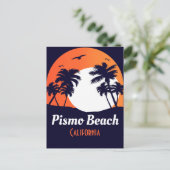 Pismo Beach California Sunset Vacation Souvenirs P Briefkaart (Staand voorkant)