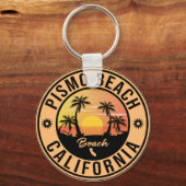 Pismo Beach California Sunset Vacation Souvenirs Sleutelhanger (Voorkant)