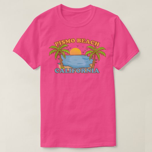 Pismo Beach California T-shirt (Design voorkant)
