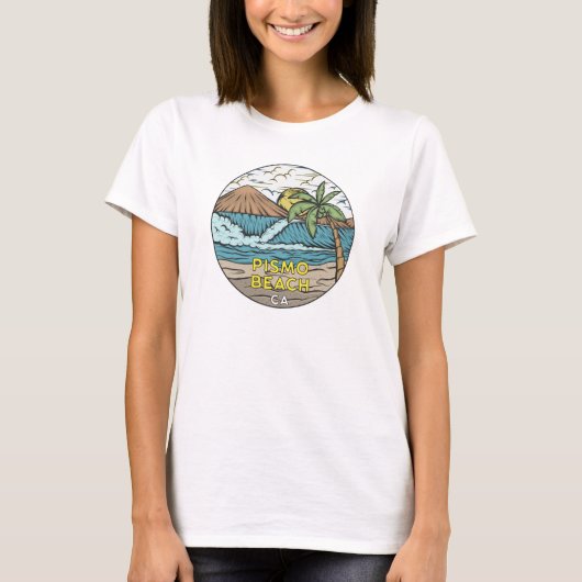 Pismo Beach California  T-shirt (Voorkant)