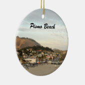 Pismo Beach California Travel Photo Keramisch Ornament (Rechts)
