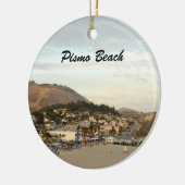 Pismo Beach California Travel Photo Keramisch Ornament (Links)