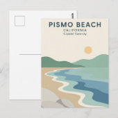 Pismo Beach Californië Briefkaart (Voorkant / Achterkant)