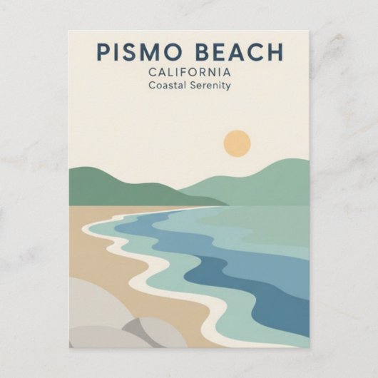 Pismo Beach Californië Briefkaart (Voorkant)
