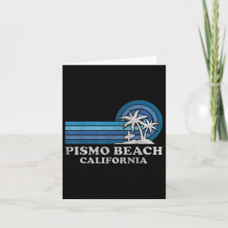 Pismo Beach Californië Familie Zomervakantie Vint Kaart